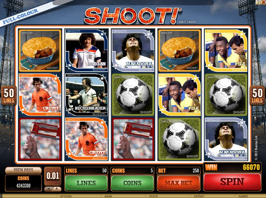 Interesting football slots